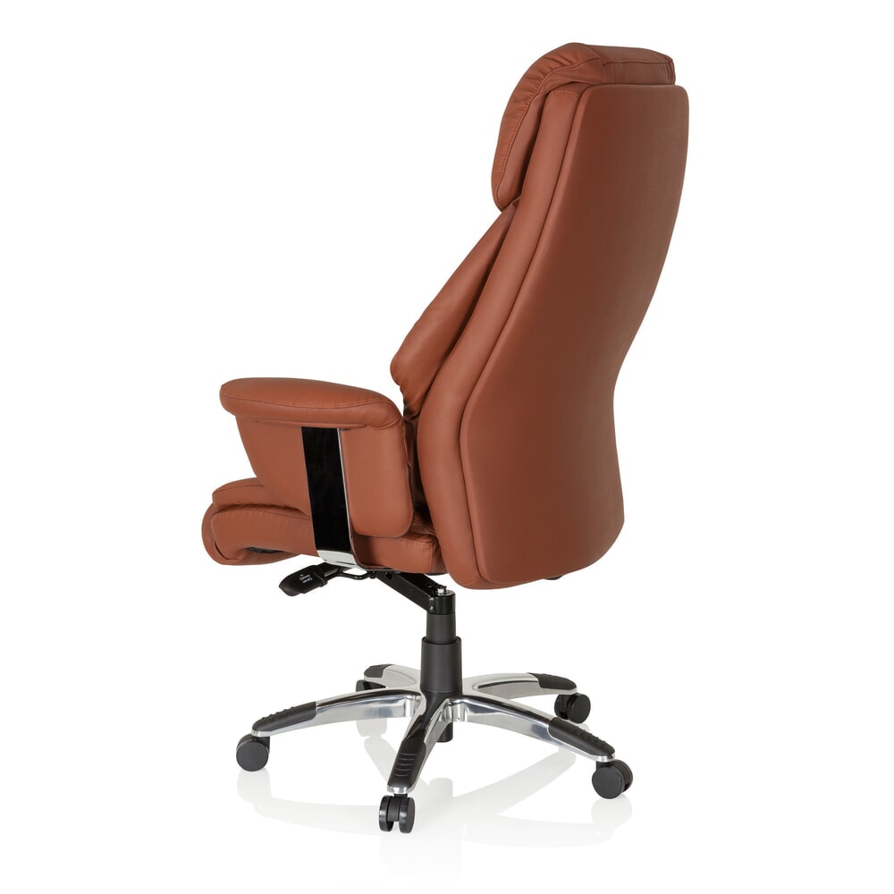 Produktabbildung Nr. 9: hjh OFFICE Bürostuhl / Chefsessel PRADO Leder, braun