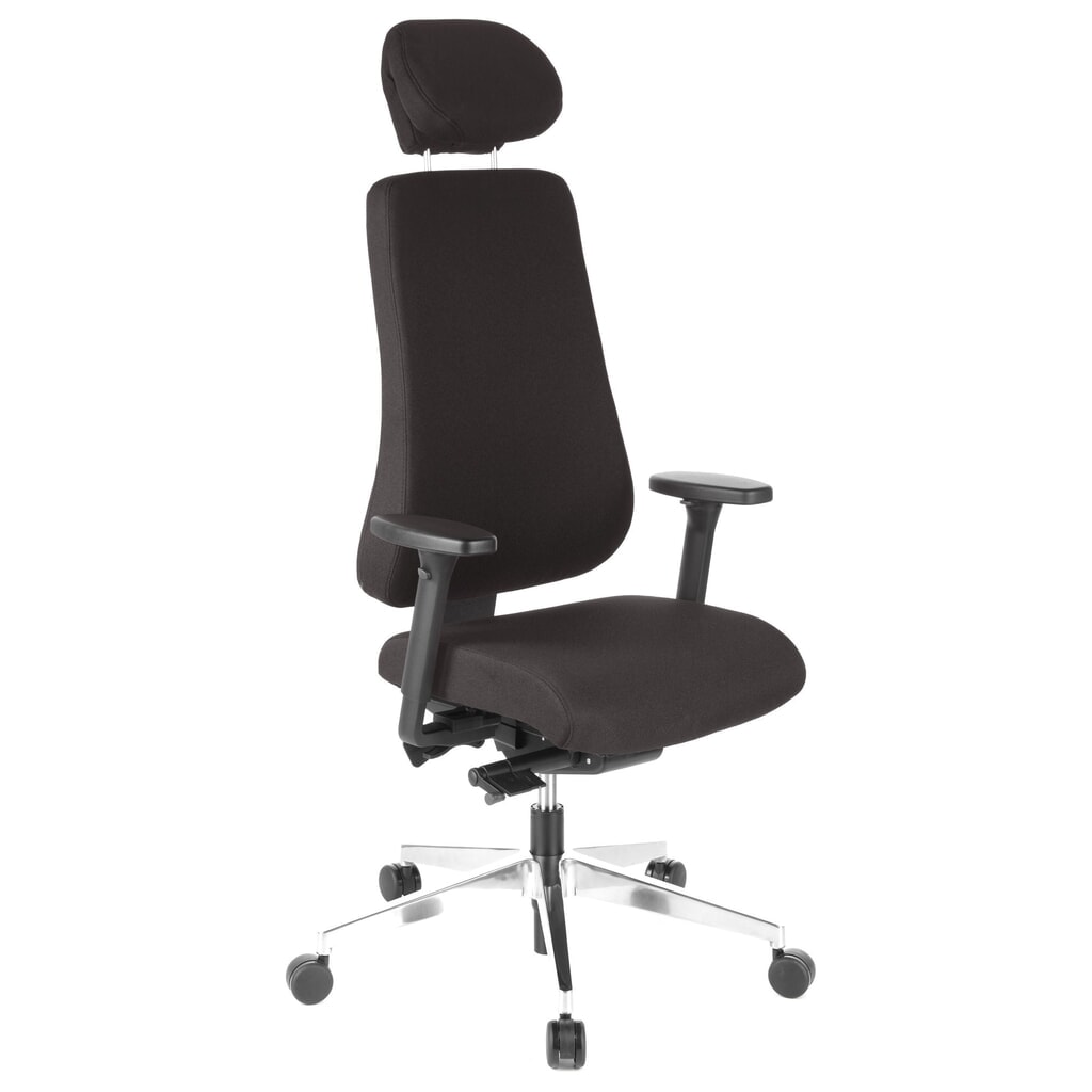Produktabbildung Nr. 2: hjh OFFICE Bürostuhl / Chefsessel PRO TEC 400 Stoff, schwarz