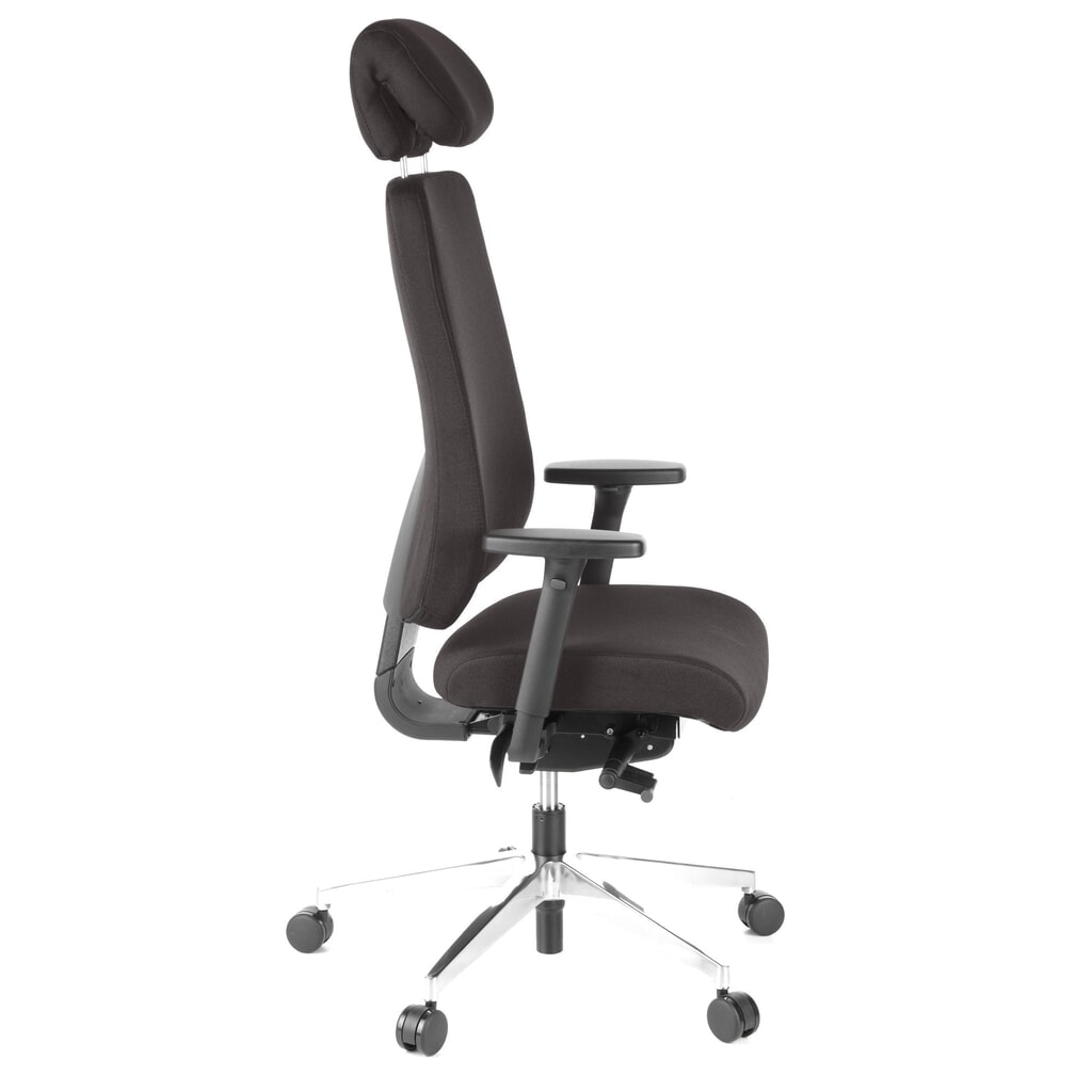 hjh OFFICE Bürostuhl / Chefsessel PRO TEC 400 Stoff, schwarz Produktabbildung Nr. 3: hjh OFFICE Bürostuhl / Chefsessel PRO TEC 400 Stoff, schwarz