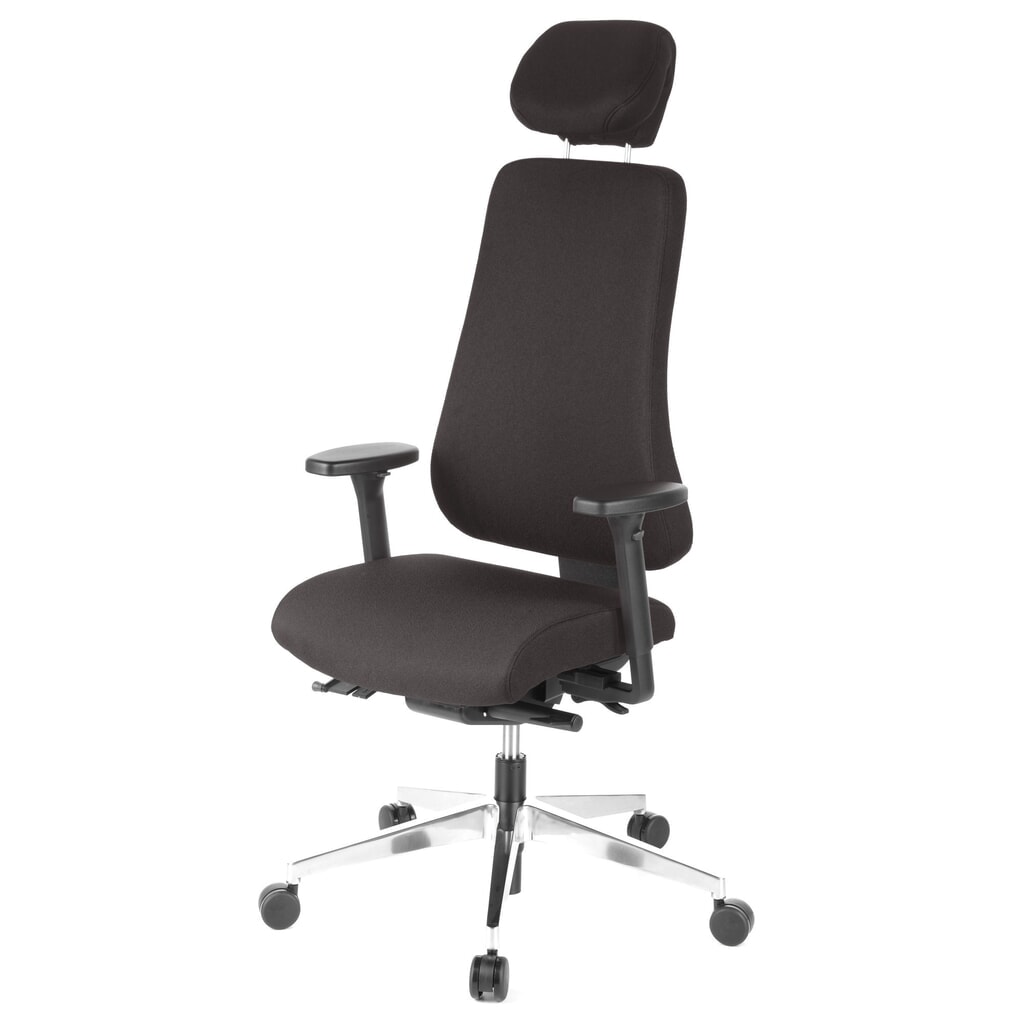 Produktabbildung Nr. 9: hjh OFFICE Bürostuhl / Chefsessel PRO TEC 400 Stoff, schwarz