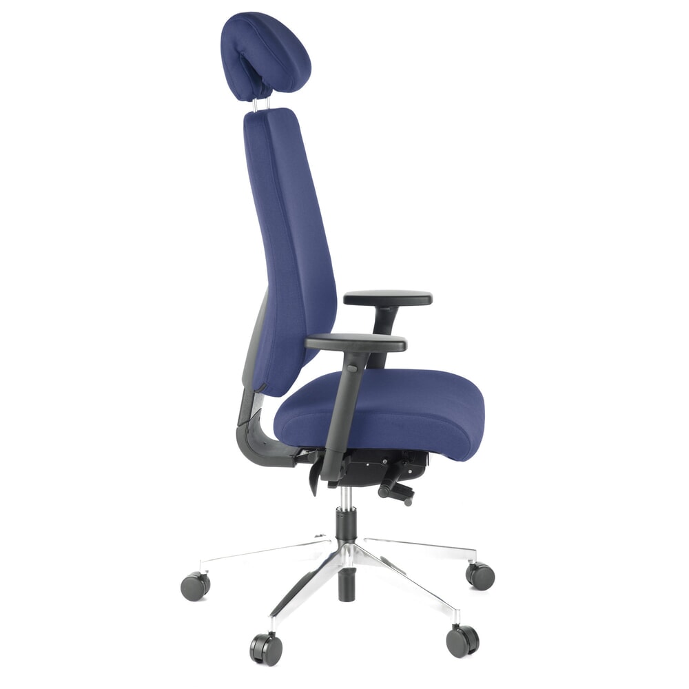 Produktabbildung Nr. 3: hjh OFFICE Bürostuhl / Chefsessel PRO TEC 400 Stoff, dunkelblau