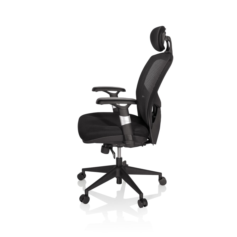 Produktabbildung Nr. 10: hjh OFFICE Bürostuhl / Chefsessel VENUS BASE Stoff, schwarz