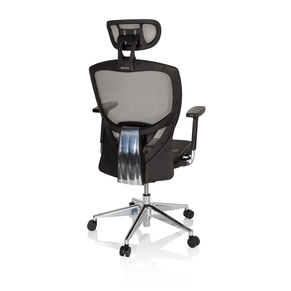 Produktabbildung Nr. 7: hjh OFFICE Bürostuhl / Chefsessel VENUS ONE Netzstoff, silbergrau/schwarz