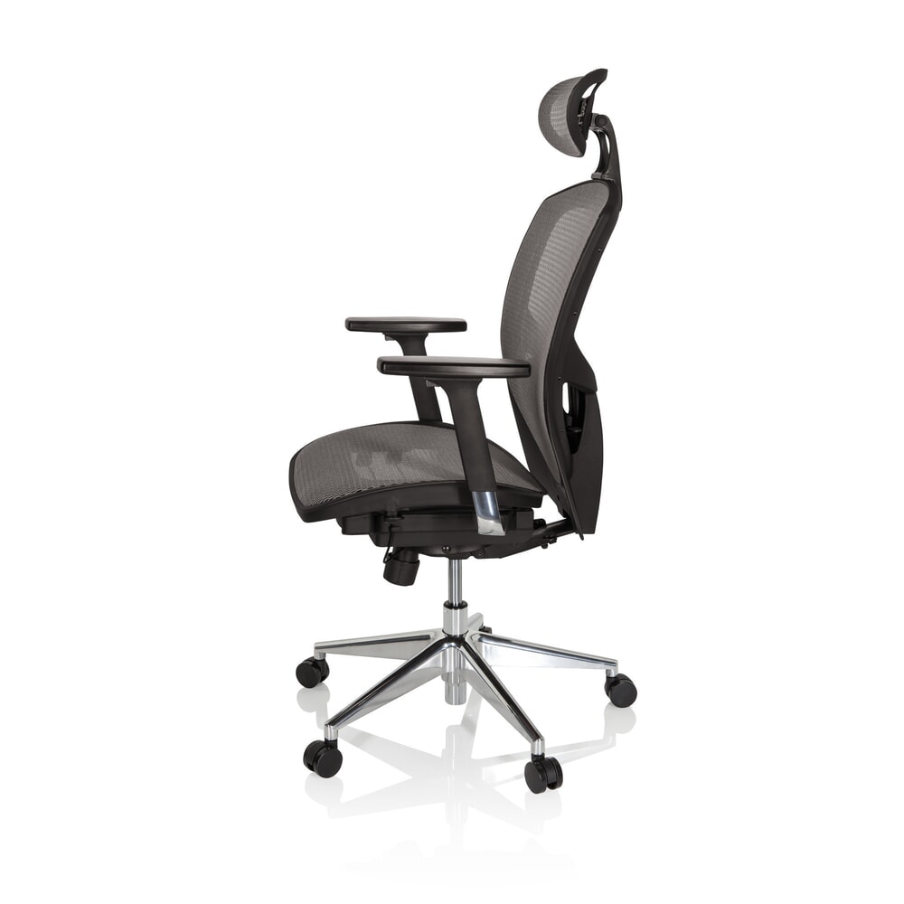 Produktabbildung Nr. 10: hjh OFFICE Bürostuhl / Chefsessel VENUS ONE Netzstoff, silbergrau/schwarz