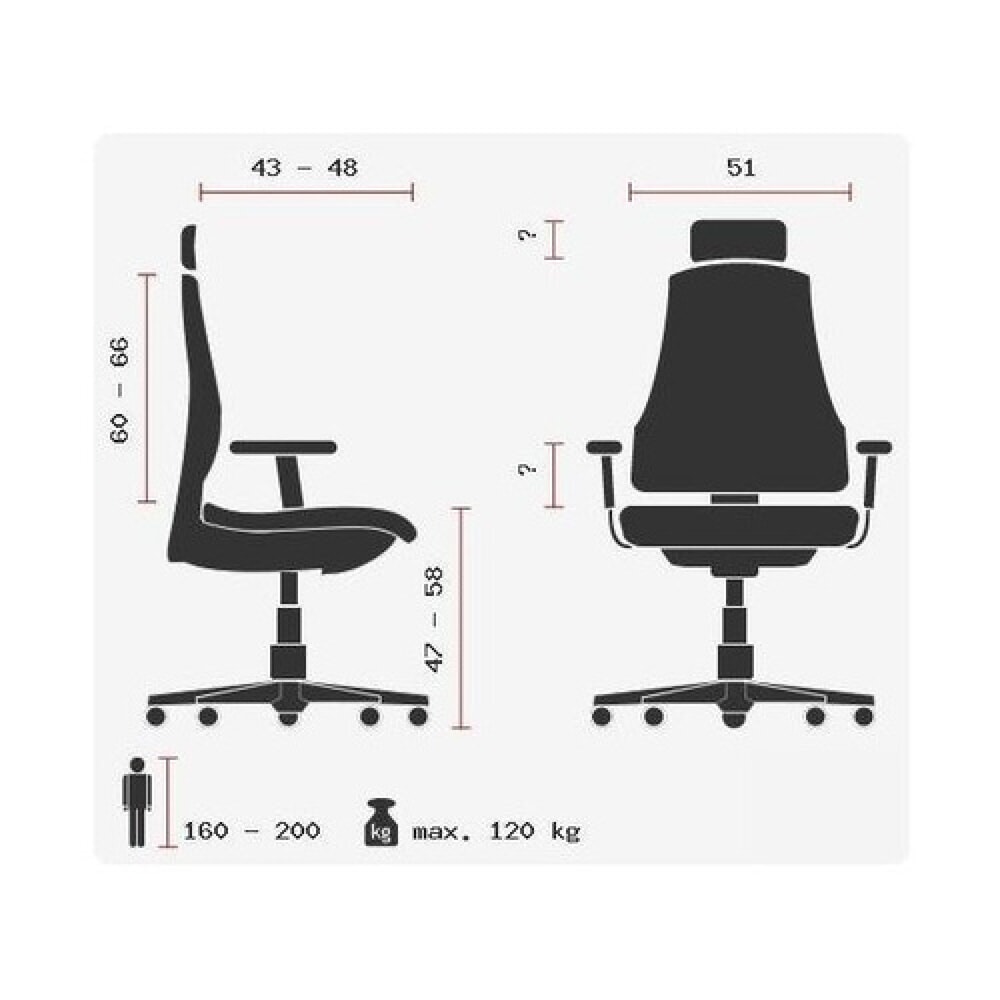 Produktabbildung Nr. 12: hjh OFFICE Bürostuhl / Chefsessel VENUS ONE Netzstoff, silbergrau/schwarz