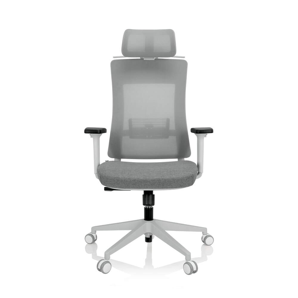 Produktabbildung: hjh OFFICE Bürostuhl / Drehstuhl COMFIO WMH Netzstoff / Stoff, grau