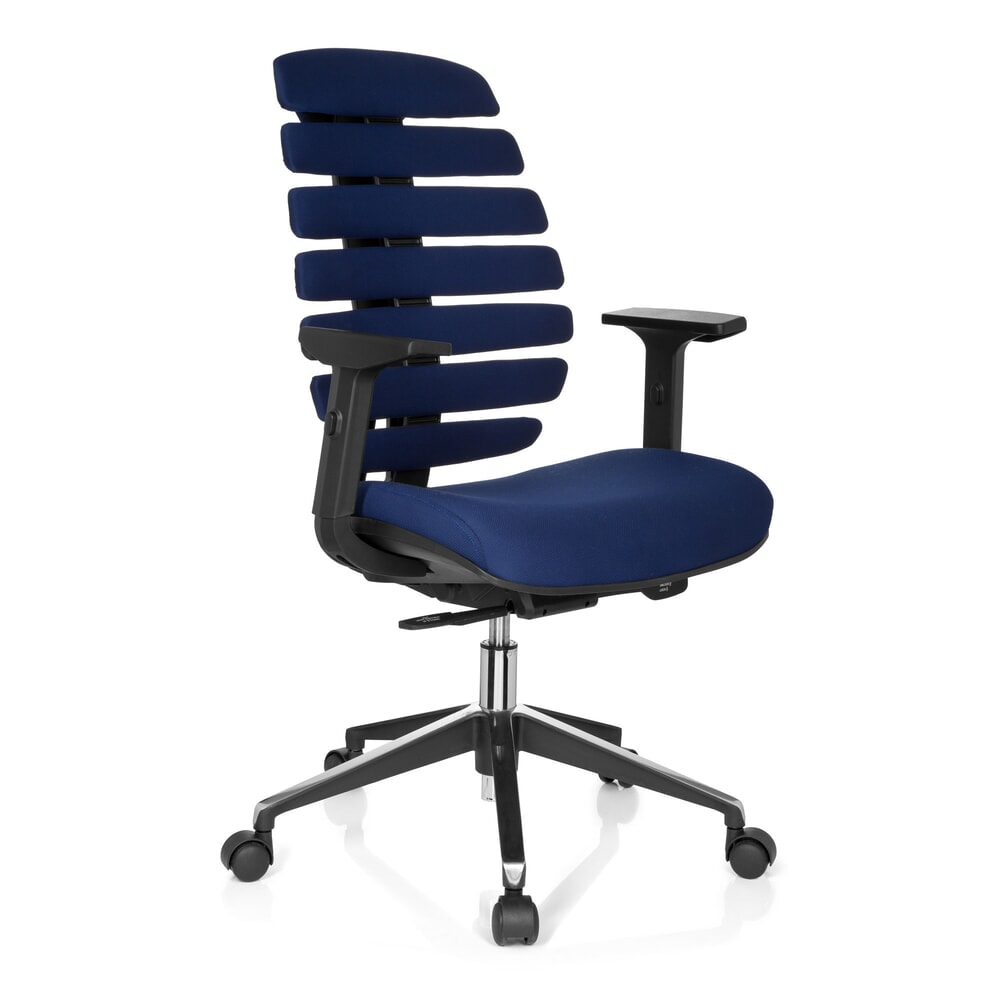 Produktabbildung Nr. 4: hjh OFFICE Bürostuhl / Drehstuhl ERGO LINE II Stoff, blau