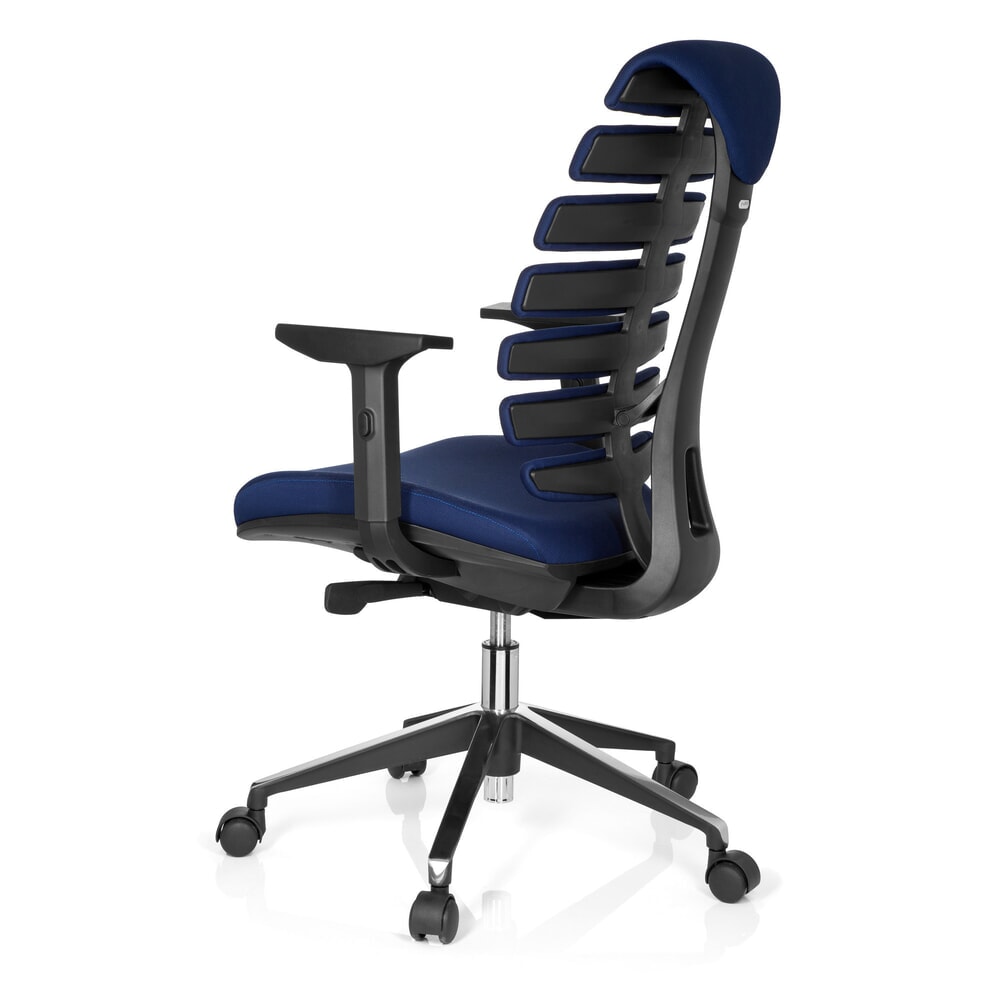 Produktabbildung Nr. 9: hjh OFFICE Bürostuhl / Drehstuhl ERGO LINE II Stoff, blau