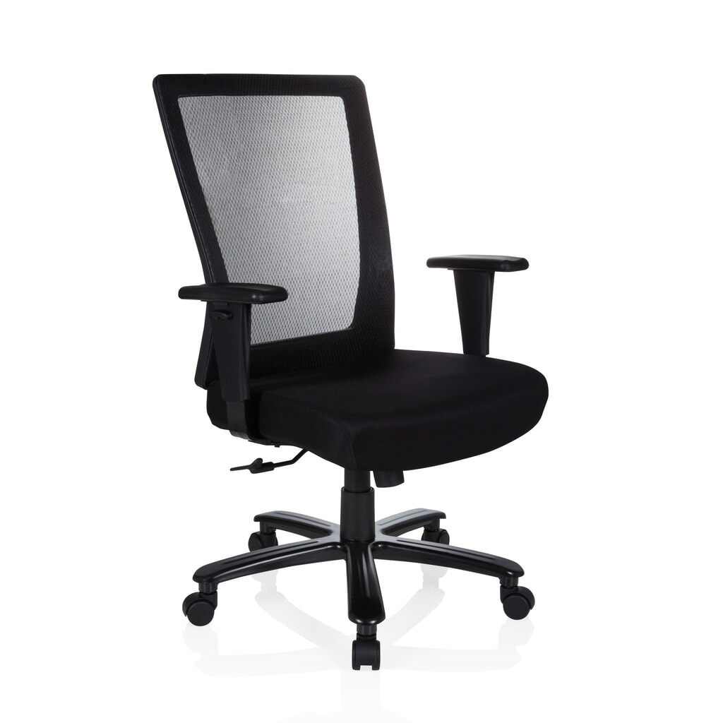 Produktabbildung Nr. 3: hjh OFFICE Bürostuhl / Drehstuhl EXTENDER Stoff/Netzstoff, schwarz