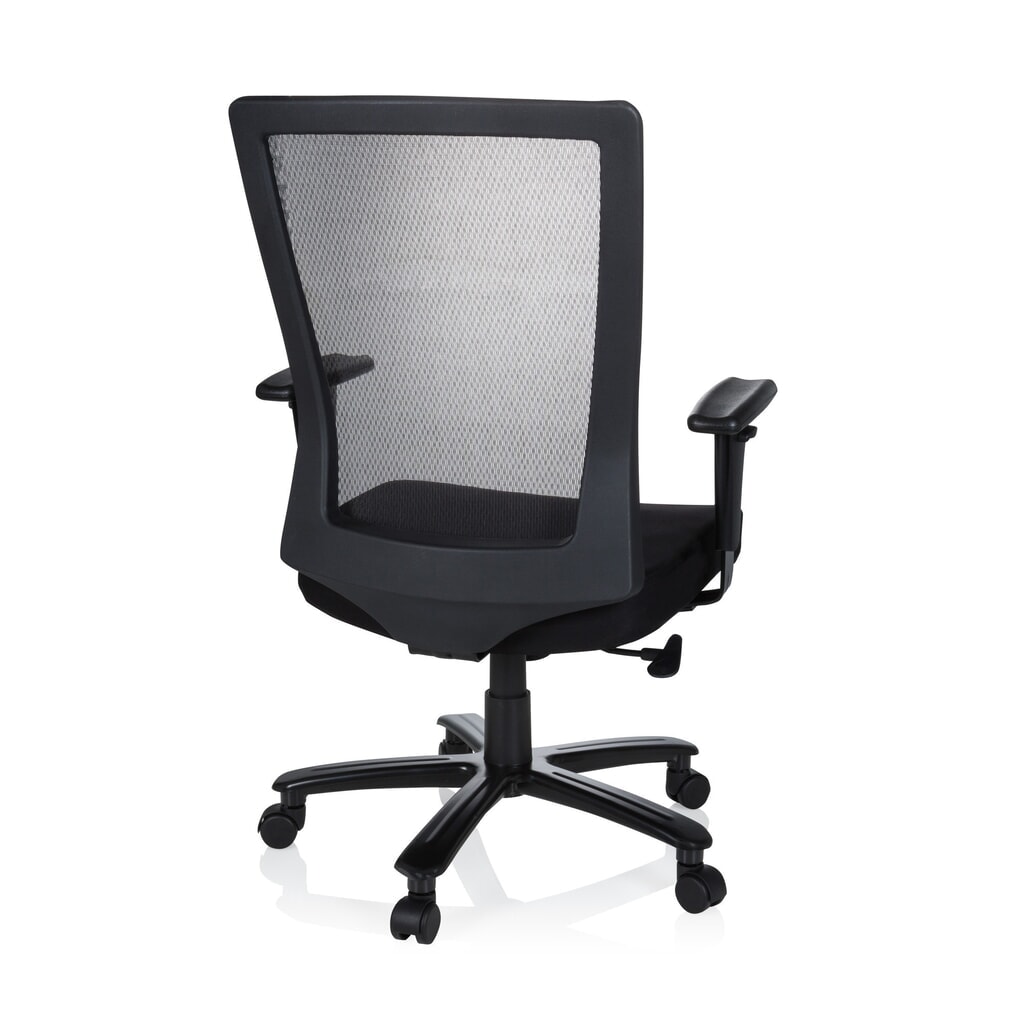 hjh OFFICE Bürostuhl / Drehstuhl EXTENDER Stoff/Netzstoff, schwarz Produktabbildung Nr. 6: hjh OFFICE Bürostuhl / Drehstuhl EXTENDER Stoff/Netzstoff, schwarz