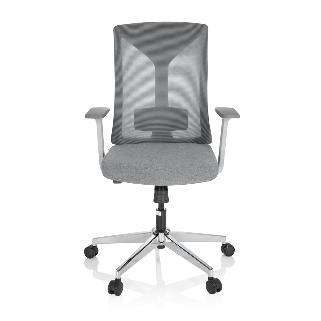 Produktabbildung Nr. 1: hjh OFFICE Bürostuhl / Drehstuhl HALIFAX Stoff/Netzstoff, grau