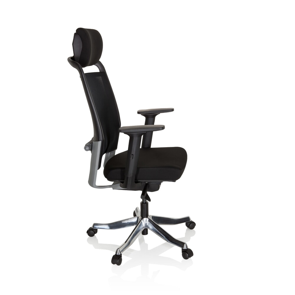Produktabbildung Nr. 4: hjh OFFICE Bürostuhl / Drehstuhl IKAST I Stoff/Netzstoff, schwarz