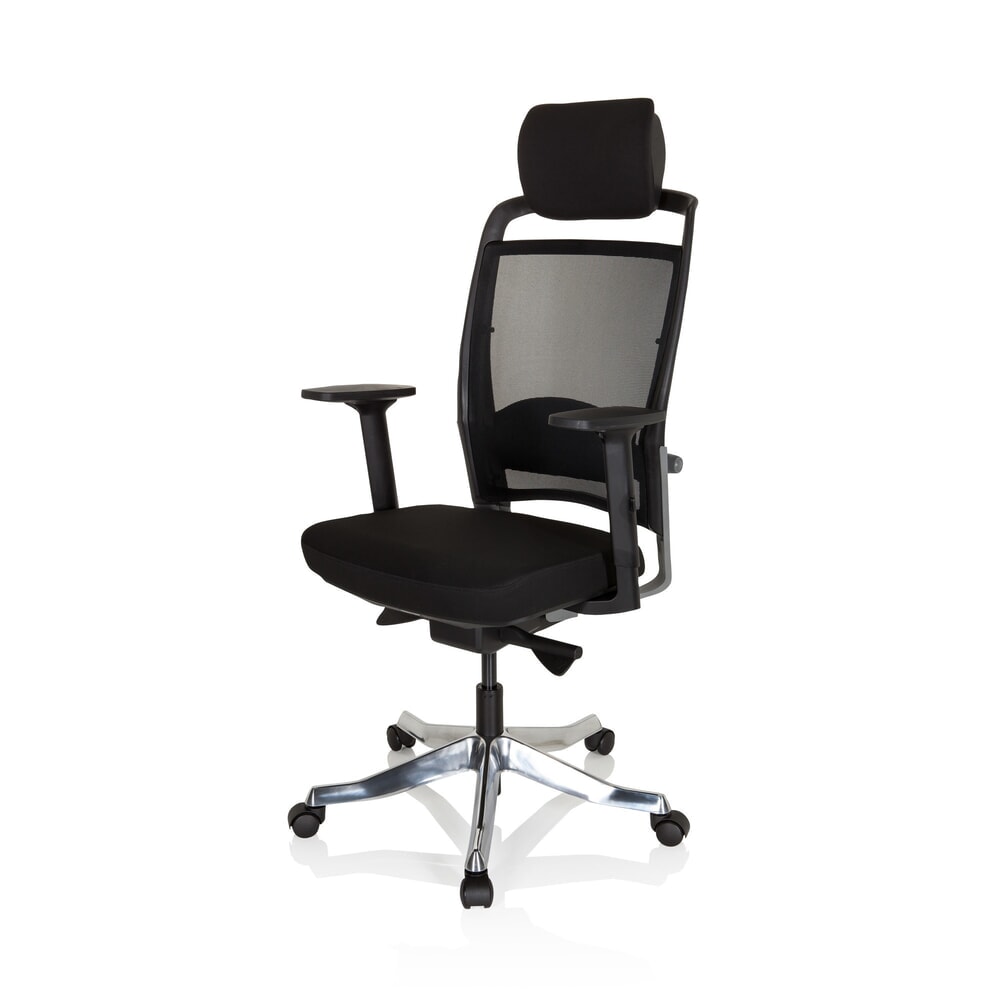Produktabbildung Nr. 10: hjh OFFICE Bürostuhl / Drehstuhl IKAST I Stoff/Netzstoff, schwarz