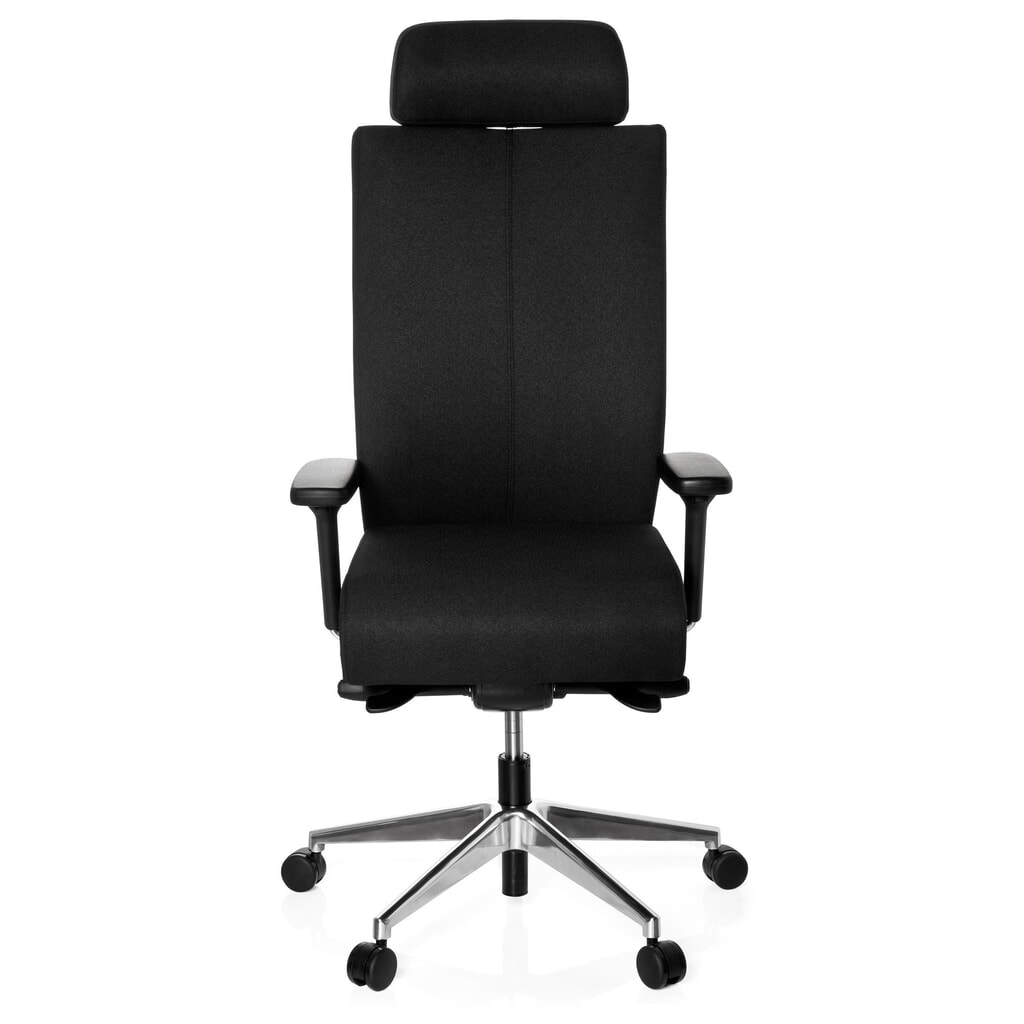 hjh OFFICE Bürostuhl / Drehstuhl PRO-TEC XXL Stoff, schwarz Produktabbildung: hjh OFFICE Bürostuhl / Drehstuhl PRO-TEC XXL Stoff, schwarz
