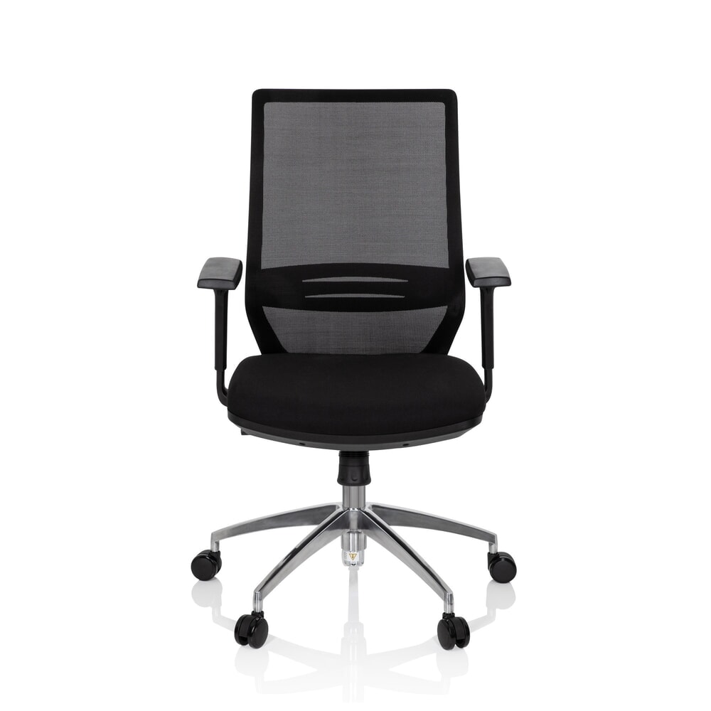 Produktabbildung: hjh OFFICE Bürostuhl / Drehstuhl PROFONDO Stoff/Netzstoff, schwarz