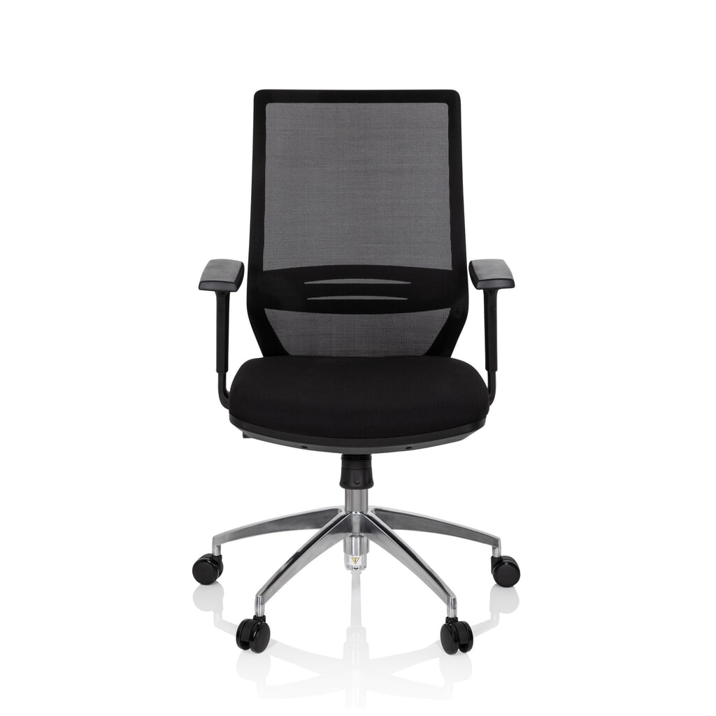hjh OFFICE Bürostuhl / Drehstuhl PROFONDO Stoff/Netzstoff, schwarz Produktabbildung: hjh OFFICE Bürostuhl / Drehstuhl PROFONDO Stoff/Netzstoff, schwarz