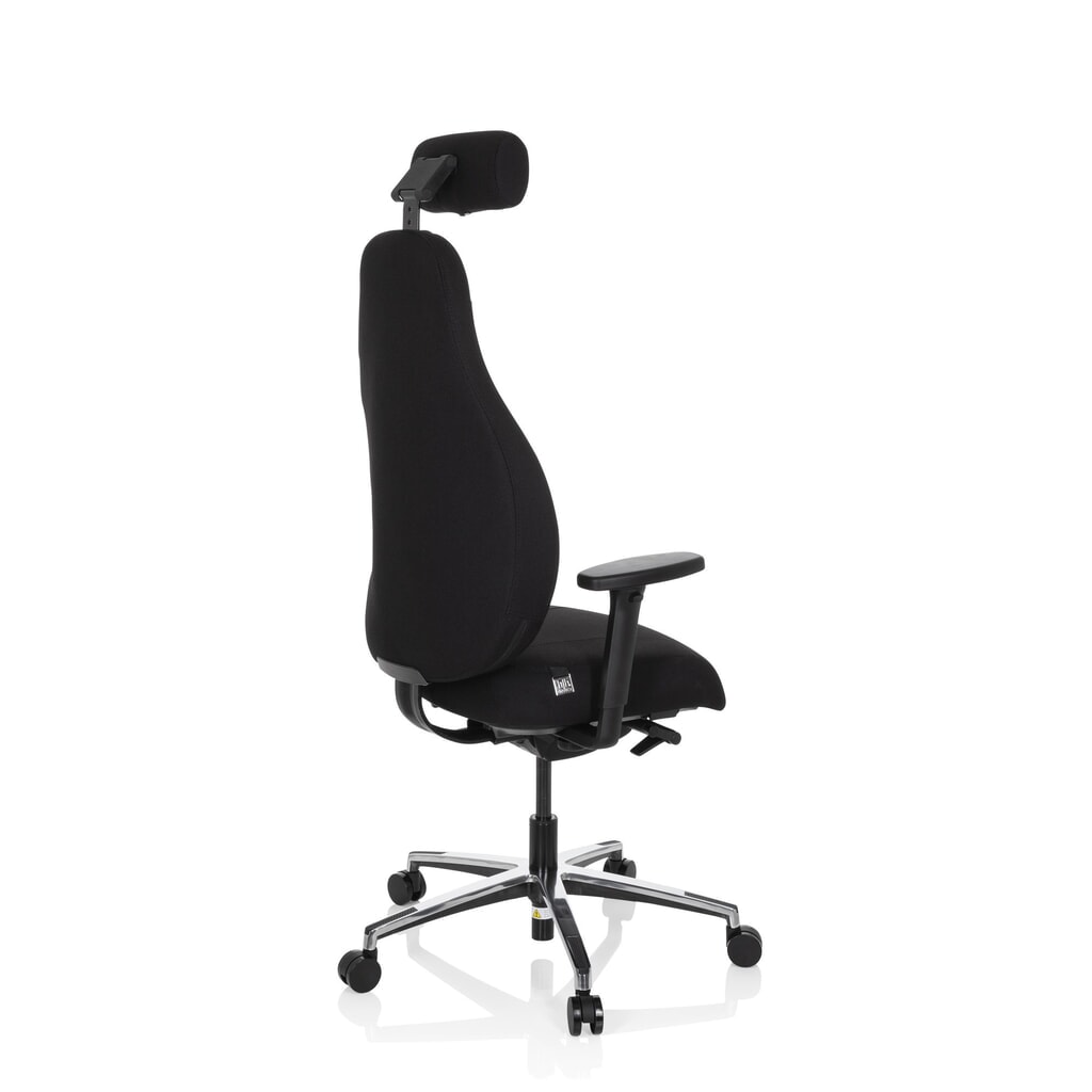 Produktabbildung Nr. 5: hjh OFFICE Bürostuhl / Drehstuhl RESISTIO Stoff, schwarz