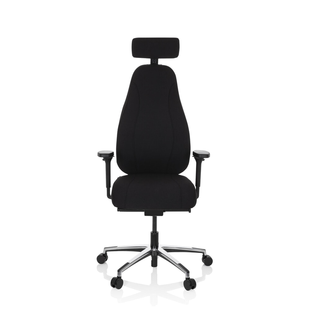 Produktabbildung: hjh OFFICE Bürostuhl / Drehstuhl RESISTIO Stoff, schwarz