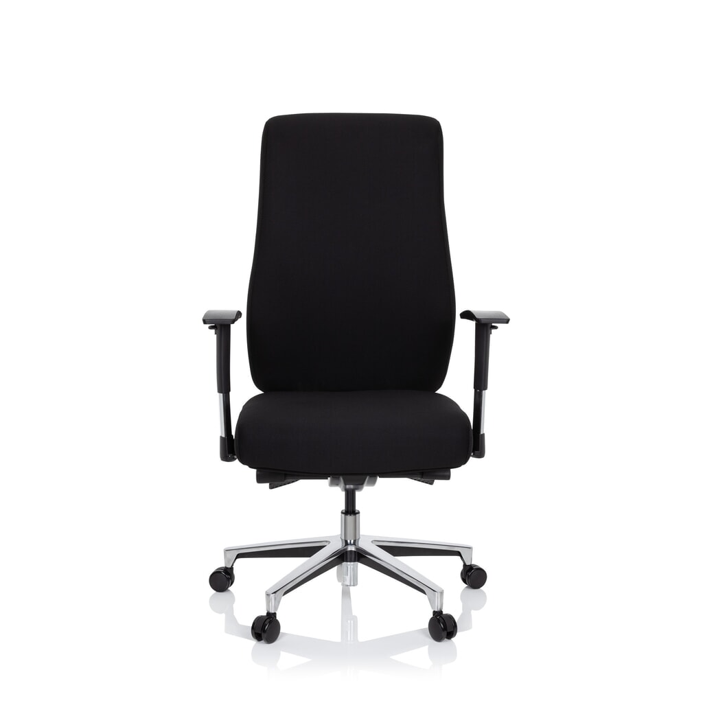 hjh OFFICE Bürostuhl / Chefsessel FORCOM Stoff, schwarz Produktabbildung Nr. 1: hjh OFFICE Bürostuhl / Chefsessel FORCOM Stoff, schwarz
