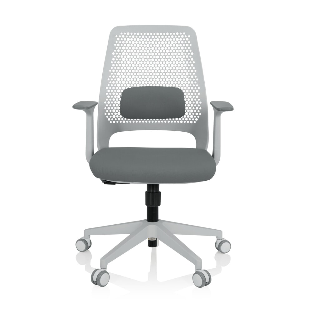 Produktabbildung: hjh OFFICE Bürostuhl / Drehstuhl PARFERIO W Stoff, grau