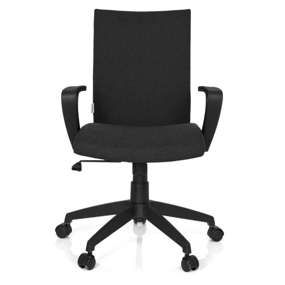 Produktabbildung: hjh OFFICE Bürostuhl SOFT Stoff, schwarz