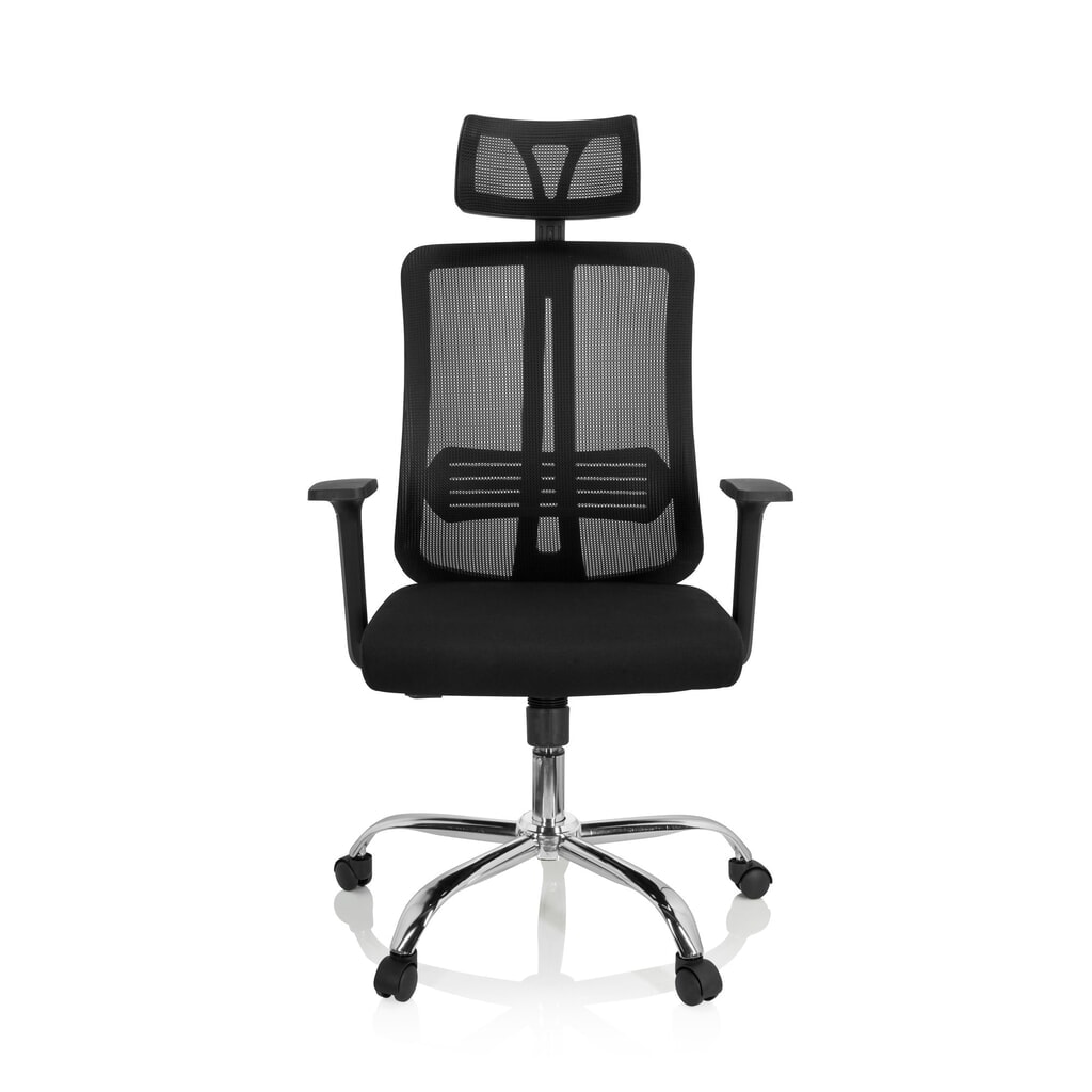hjh OFFICE Bürostuhl / Drehstuhl ZH 200 Netzstoff, schwarz Produktabbildung: hjh OFFICE Bürostuhl / Drehstuhl ZH 200 Netzstoff, schwarz