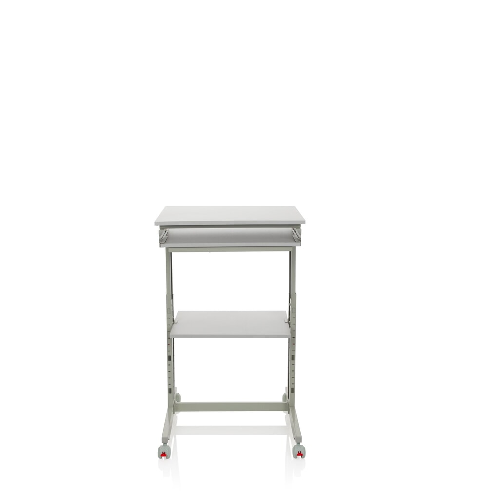 hjh OFFICE Computertisch / Schreibtisch WORKSTATION, grau Produktabbildung Nr. 1: hjh OFFICE Computertisch / Schreibtisch WORKSTATION, grau