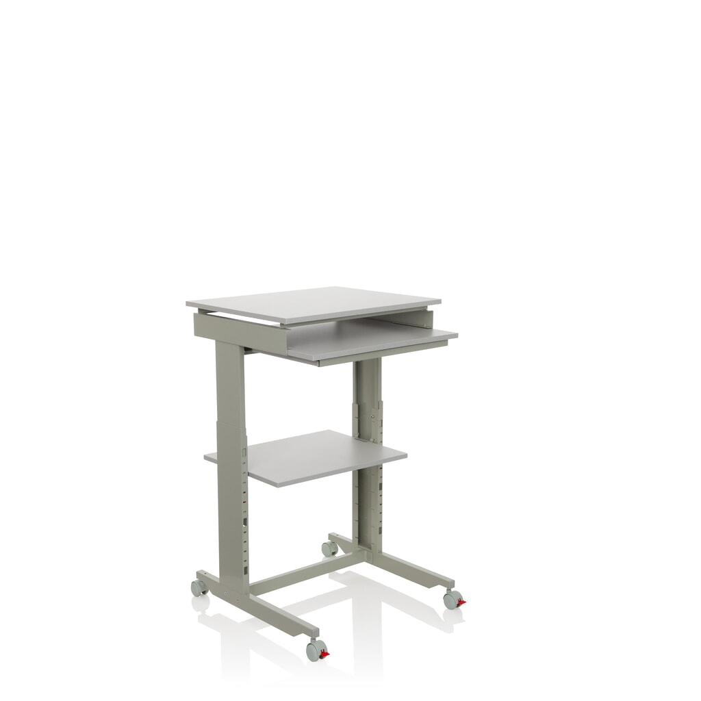 Produktabbildung Nr. 6: hjh OFFICE Computertisch / Schreibtisch WORKSTATION, grau