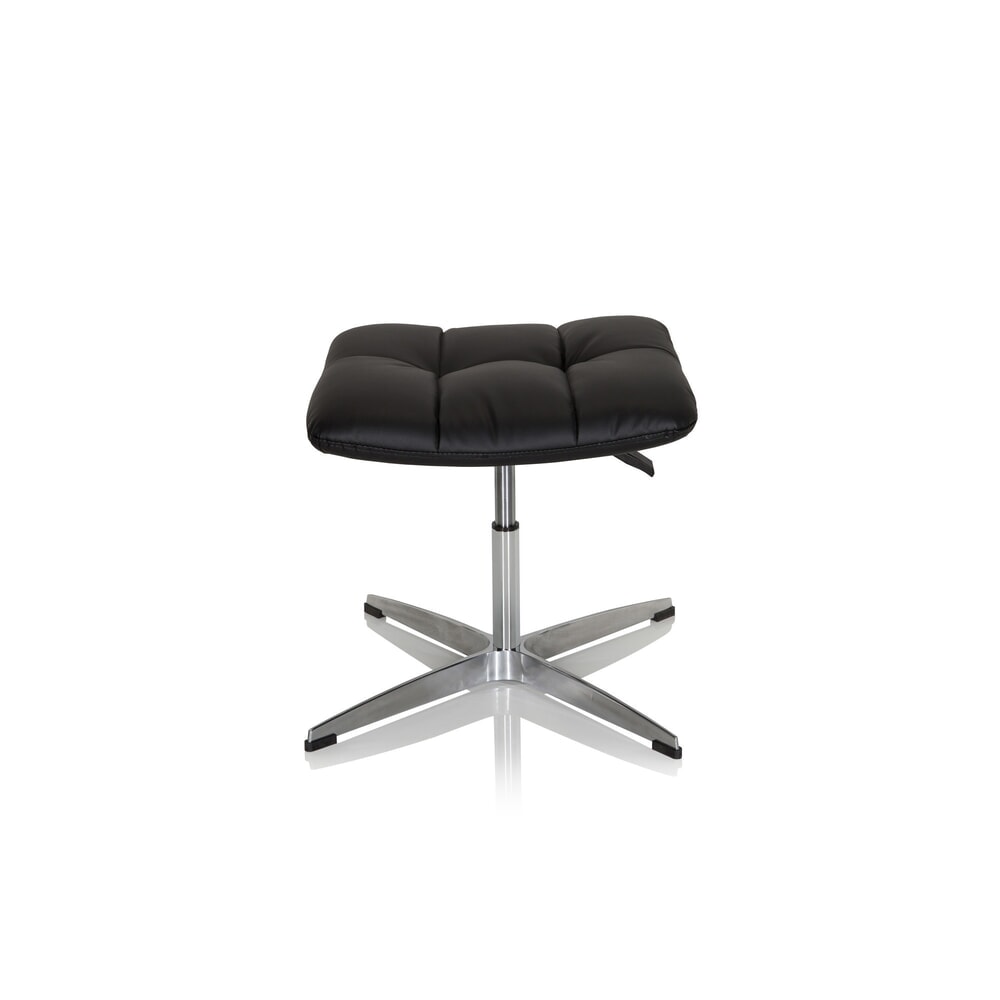 Produktabbildung: hjh OFFICE Ergonomischer Hocker / Drehstuhl SARANTO HOCKER PU Kunstleder, schwarz