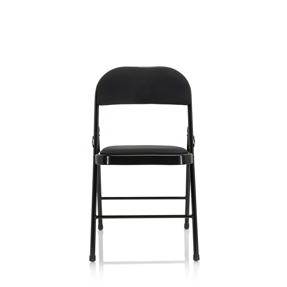 Produktabbildung: hjh OFFICE Konferenzstuhl / Besucherstuhl / Klappstuhl TUDELA II Stoff, schwarz