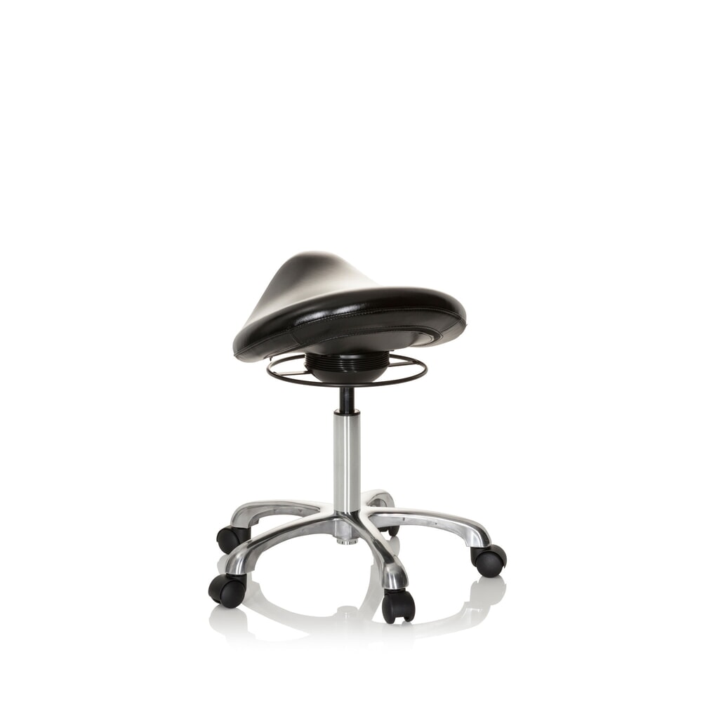 Produktabbildung Nr. 7: hjh OFFICE Ergonomischer Hocker / Sattelstuhl ORTHO SIT PU Kunstleder, schwarz