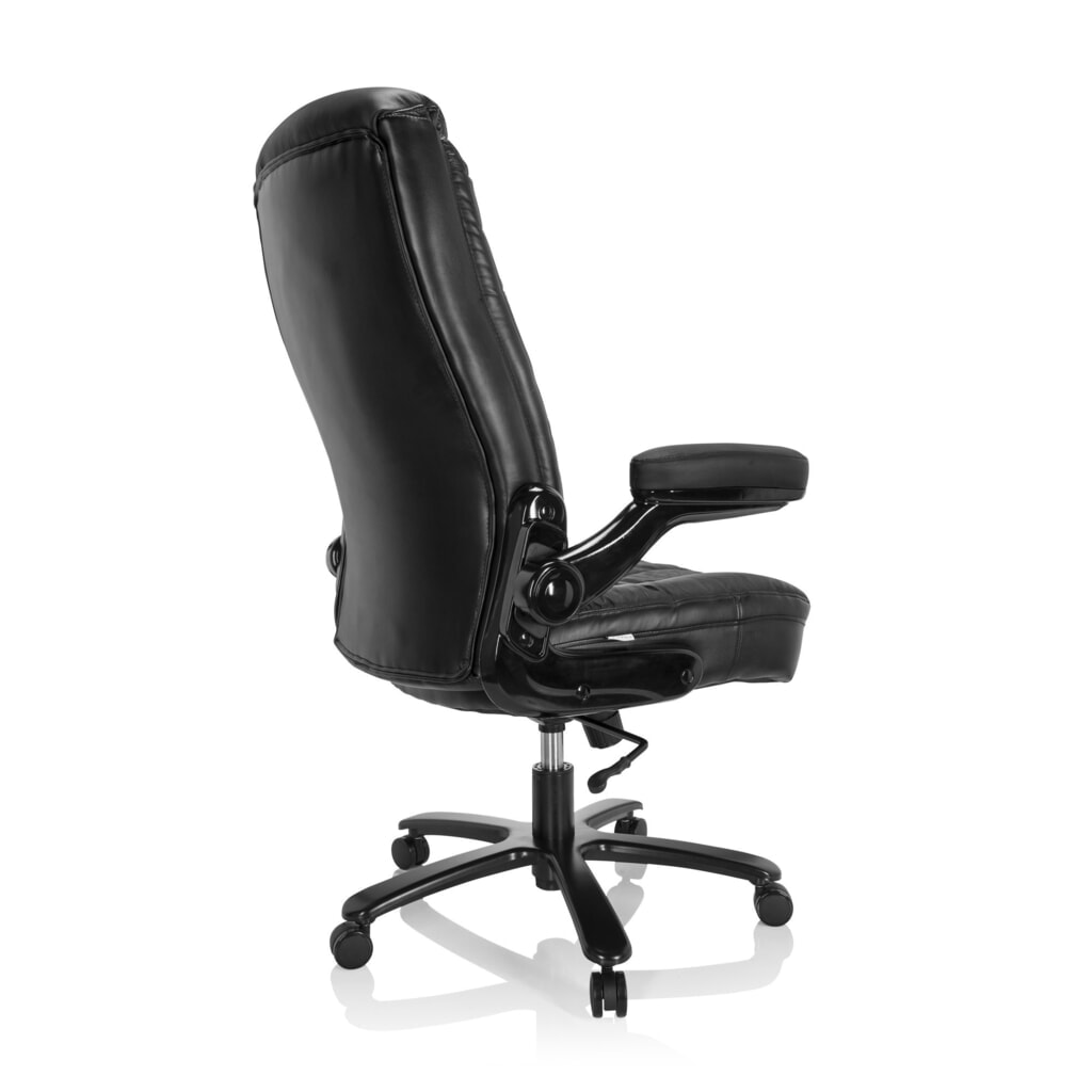 hjh OFFICE Schwerlaststuhl / Büro INSTRUCTOR III XXL Leder, schwarz Produktabbildung Nr. 4: hjh OFFICE Schwerlaststuhl / Büro INSTRUCTOR III XXL Leder, schwarz