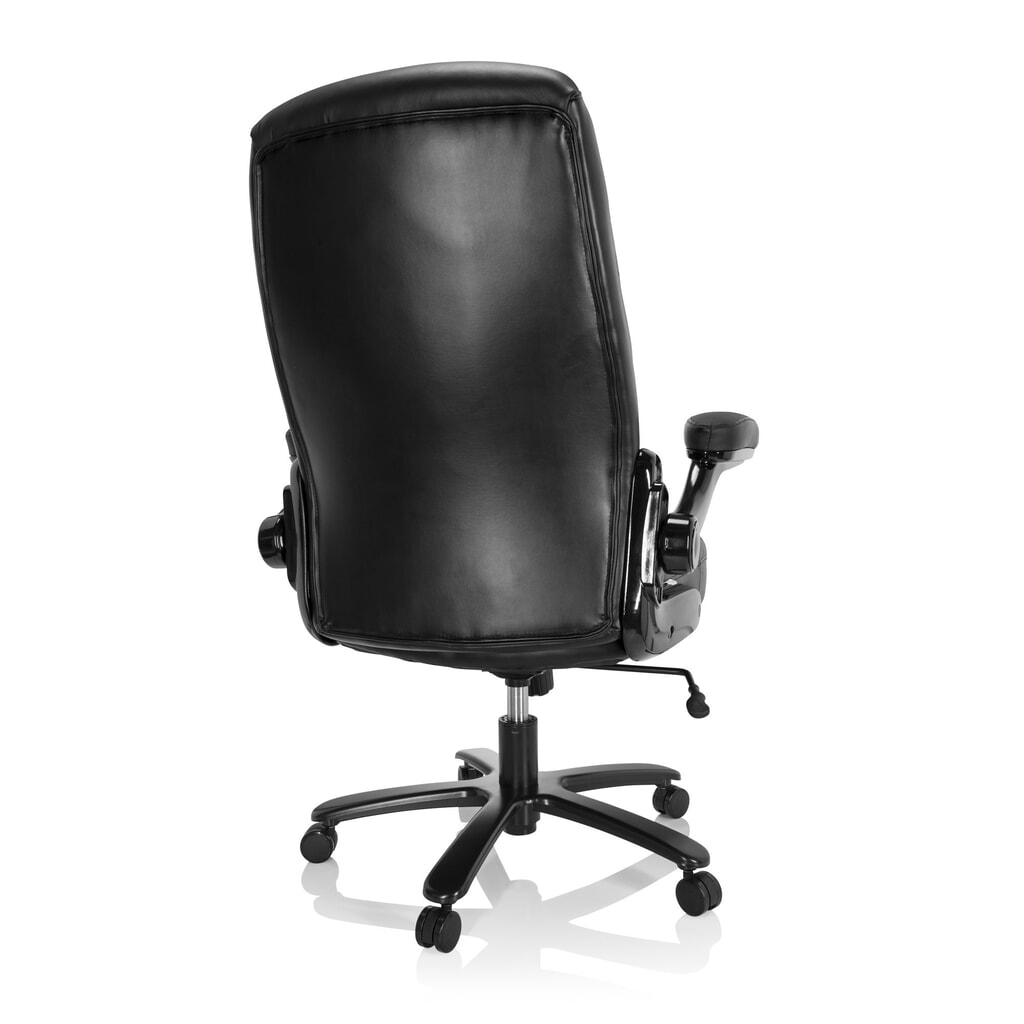 hjh OFFICE Schwerlaststuhl / Büro INSTRUCTOR III XXL Leder, schwarz Produktabbildung Nr. 5: hjh OFFICE Schwerlaststuhl / Büro INSTRUCTOR III XXL Leder, schwarz