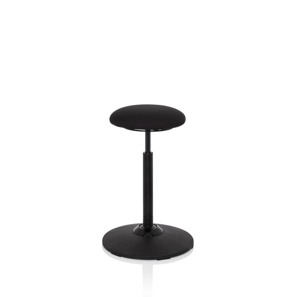 Produktabbildung Nr. 4: hjh OFFICE Ergonomische Hocker / Stehhilfe BALANCE SIT Stoff, schwarz