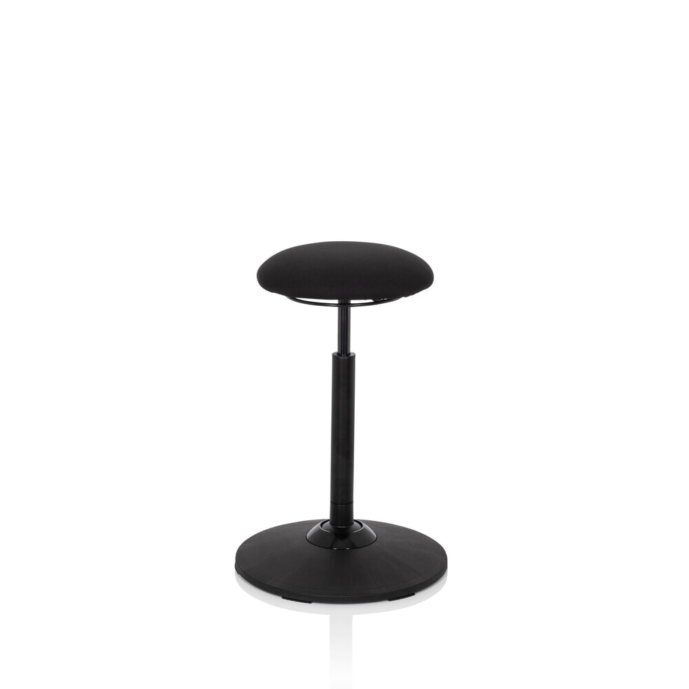 Produktabbildung Nr. 9: hjh OFFICE Ergonomische Hocker / Stehhilfe BALANCE SIT Stoff, schwarz