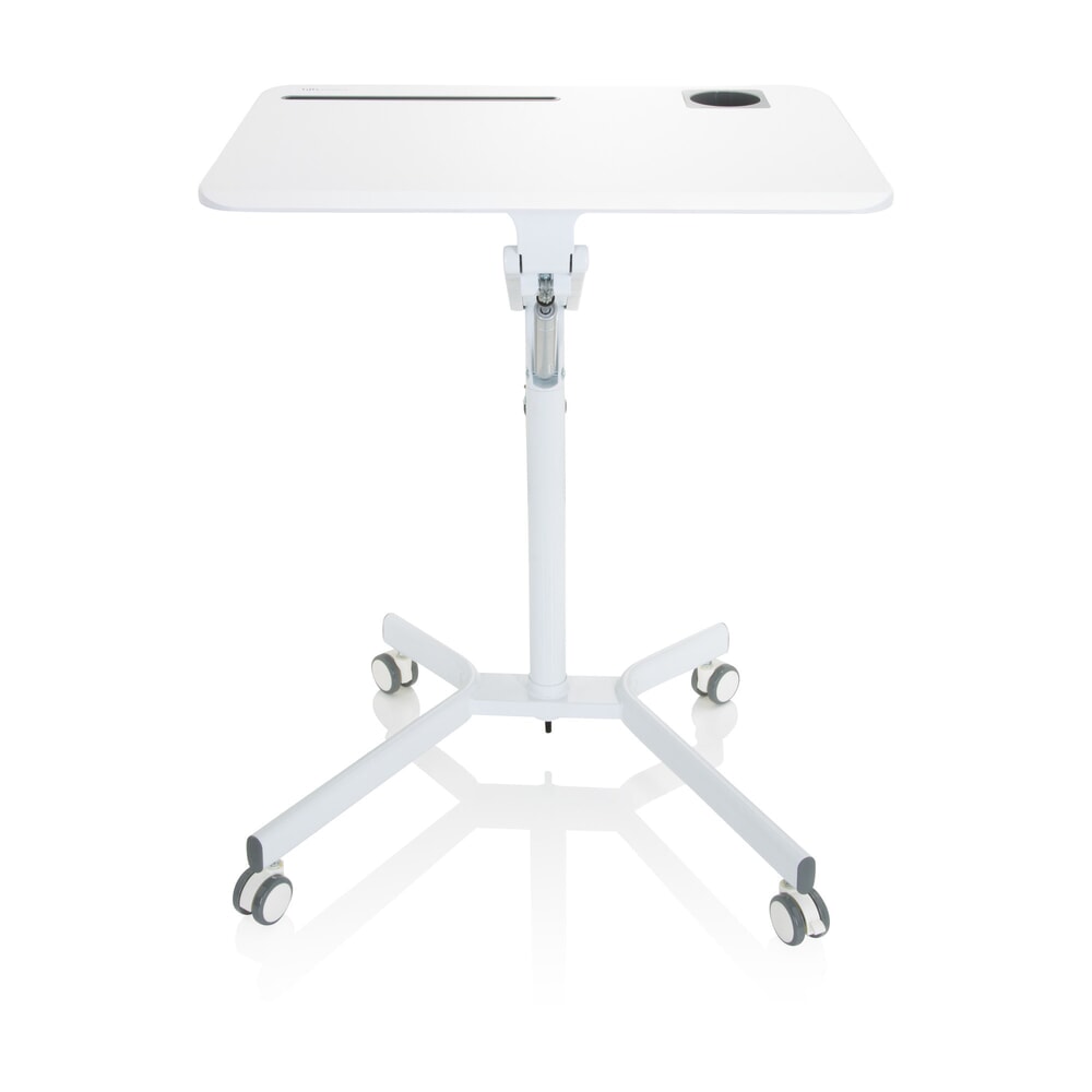 Produktabbildung: hjh OFFICE Sitz-/Stehtisch STAND VM-SU I, weiss