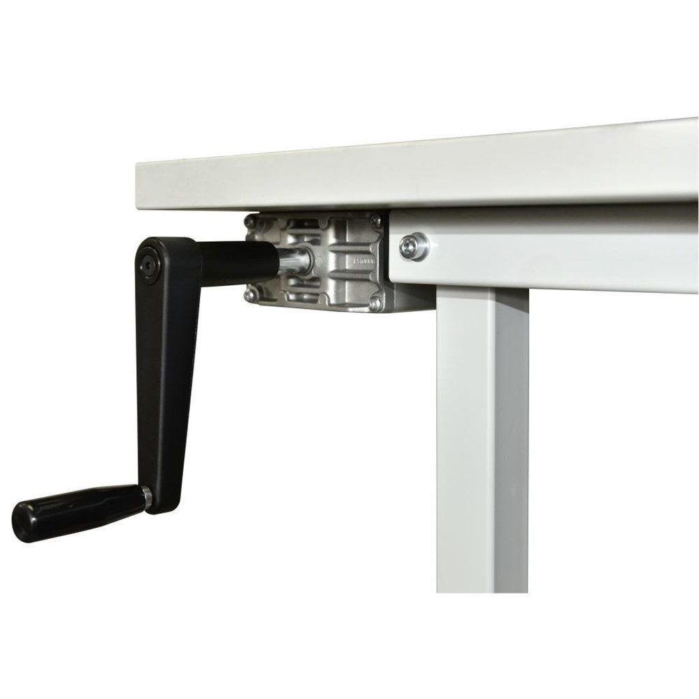Produktabbildung Nr. 4: Höhenverstellung per Kurbel, für DAHMEN Packtische Classic, Verstellbereich 750-950 mm