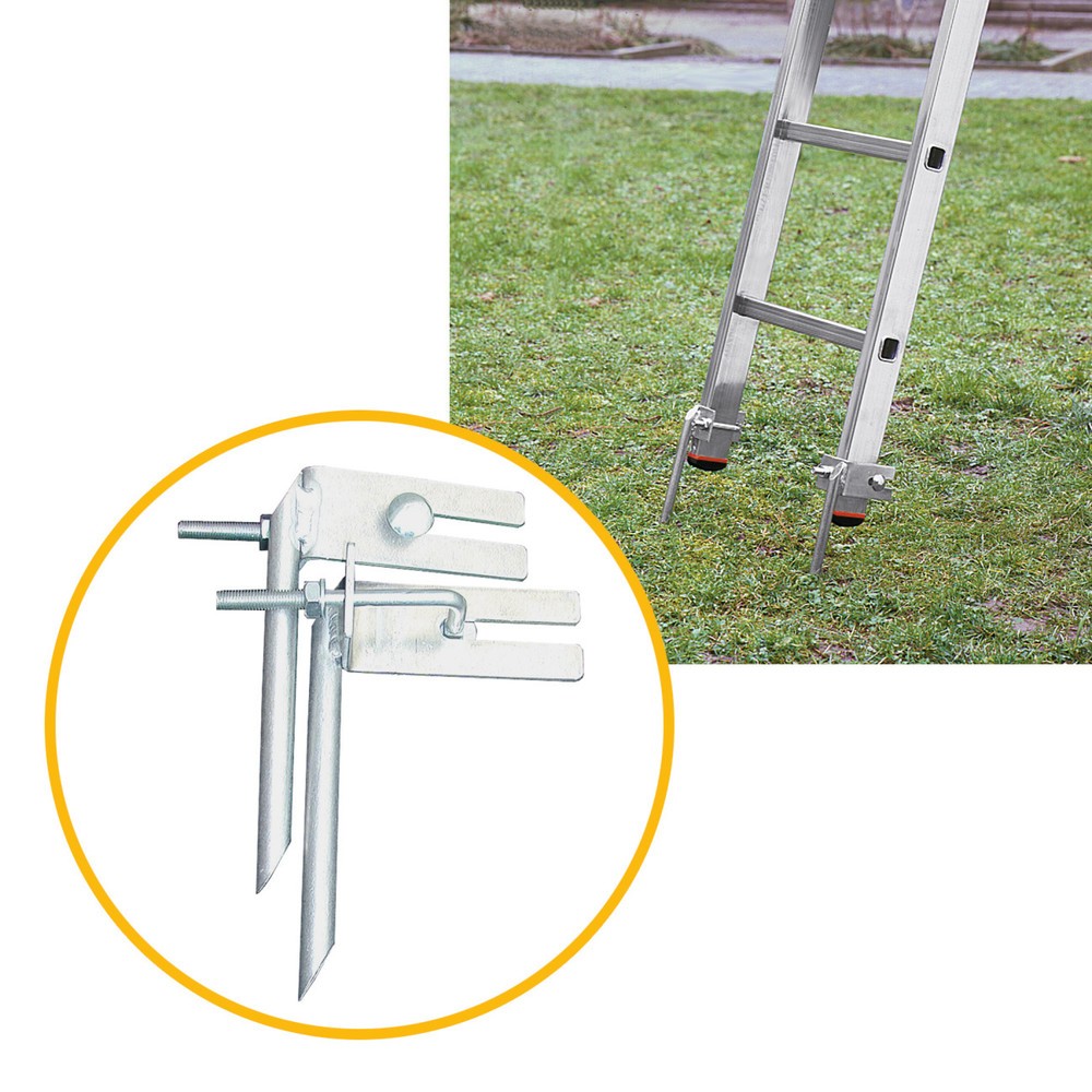 Produktabbildung: Holm-Spitzen für KRAUSE® Seilzug-Anlegeleiter, 2 Stück