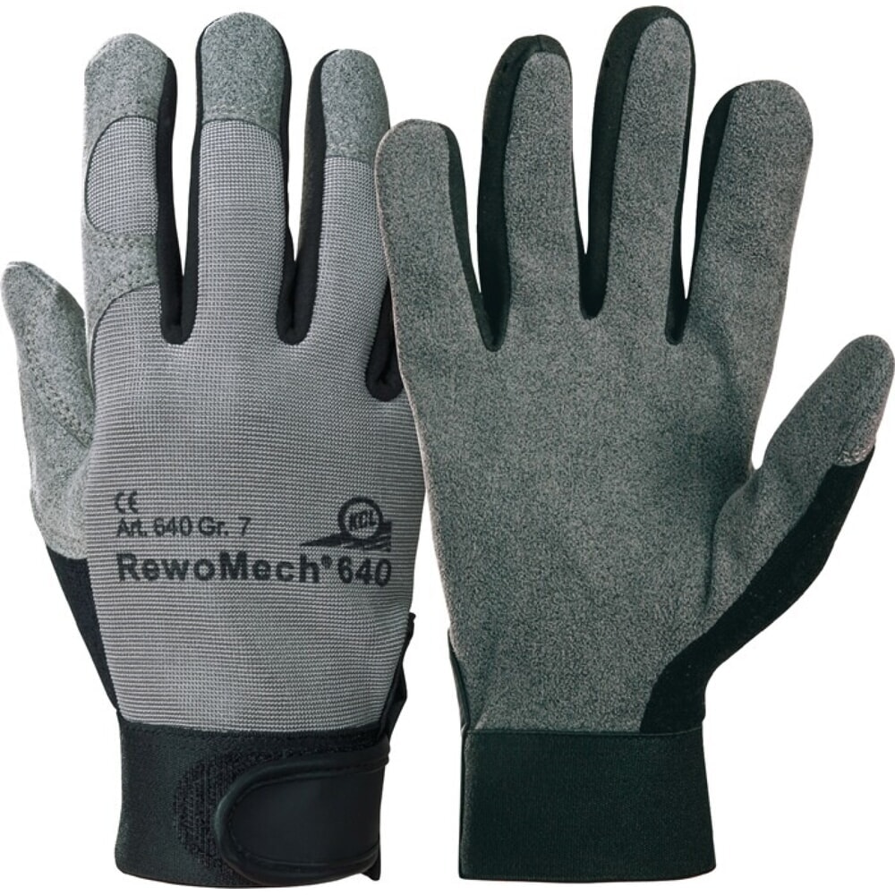 Produktabbildung: HONEYWELL Kunstlederhandschuhe RewoMech 640 Gr.9