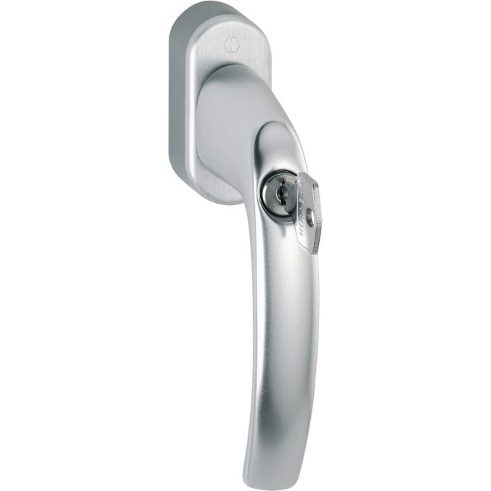 Produktabbildung: HOPPE Fenstergriff Atlanta 0530S/US952, 32-42 mm, Aluminium F1 / naturfarbig, abschliessbar
