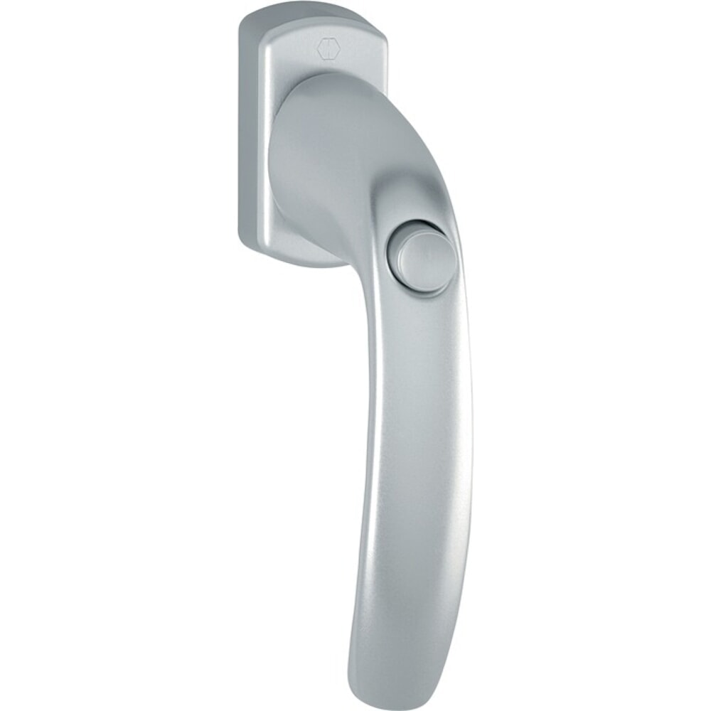 Produktabbildung: HOPPE Fenstergriff New York 0810SV/U10, 32 mm, Aluminium F8707 / dunkelbraun, selbstsperrend