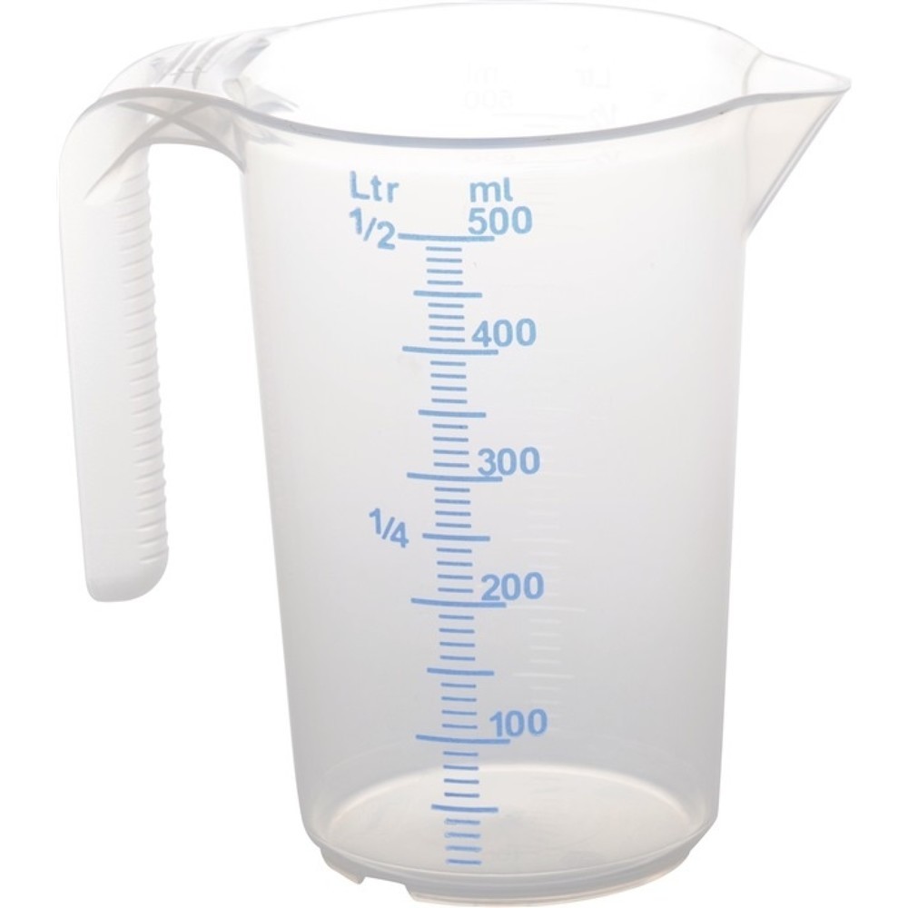 Produktabbildung Nr. 1: HÜNERSDORFF Messkanne 2000 ml PP transp.D151xH206mm Griff offen