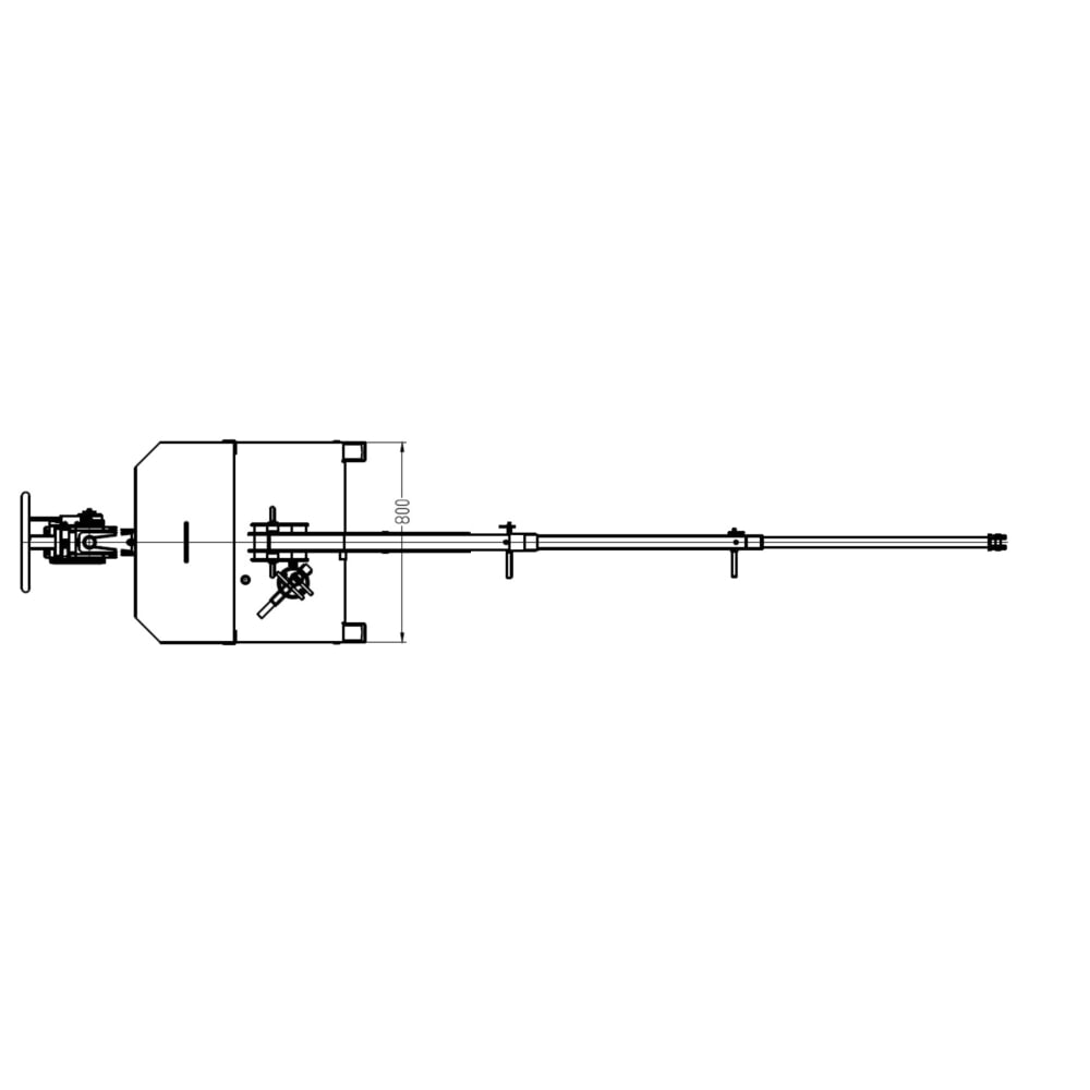Produktabbildung Nr. 3: HydroBull® Gegengewichtskran bis 3.750 mm Hubhöhe, TK 500 kg