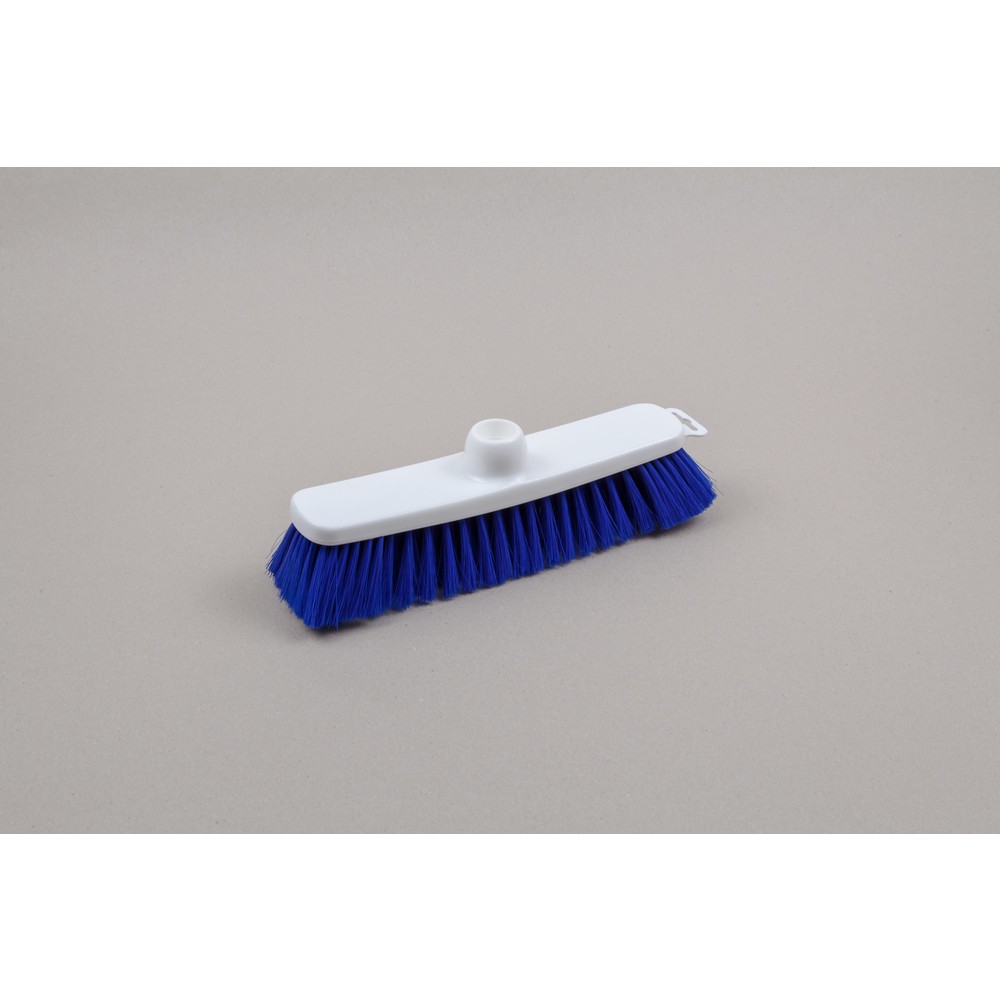 Produktabbildung: Hygiene-Besen, Kunststoff, dt. Gewinde, Polyesterborsten 0.25, weich, 280 mm, blau