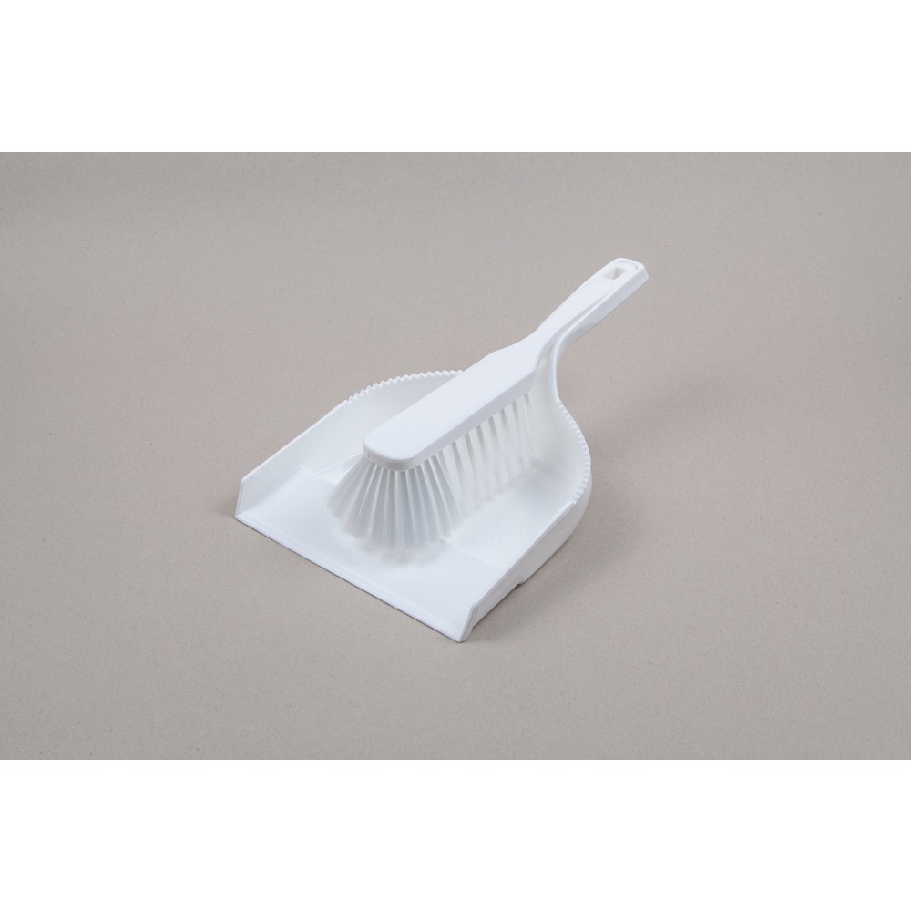 Produktabbildung: Hygiene-Kehrgarnitur, Kunststoff, Polyesterborsten 0.25, weich, transparent