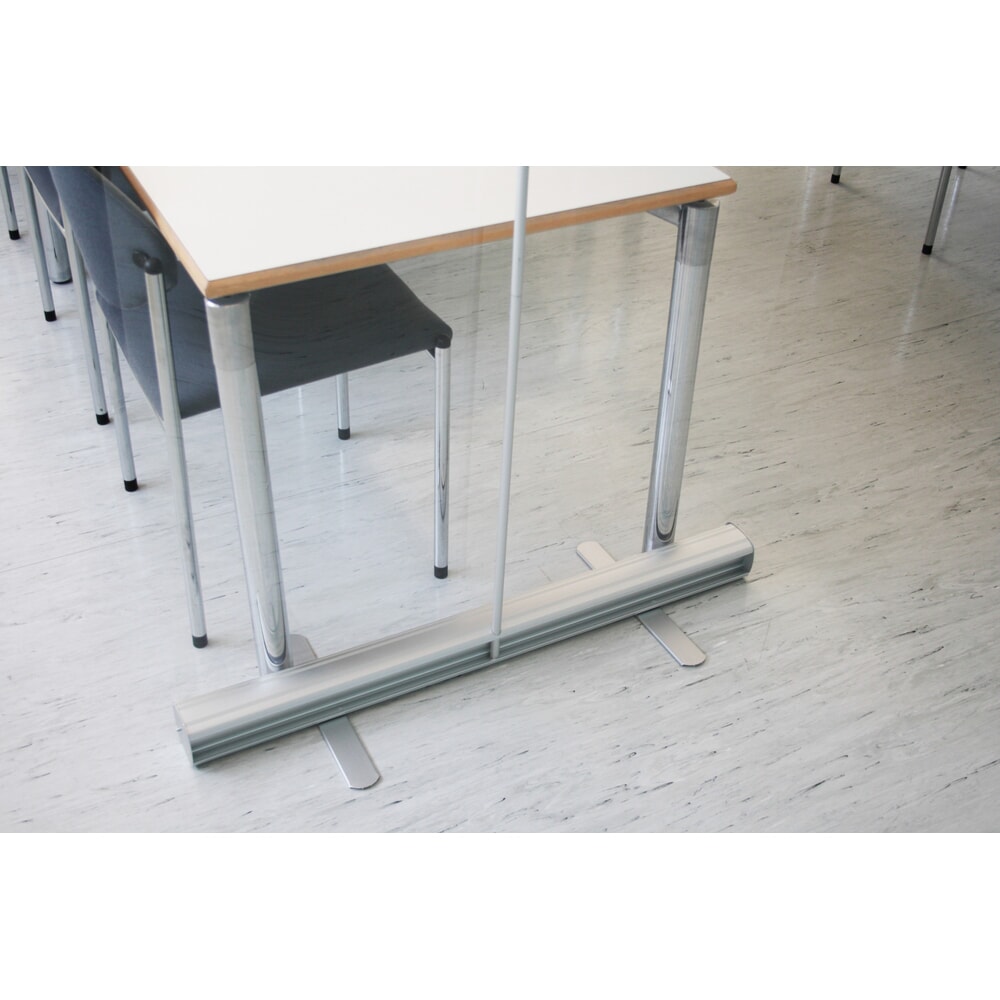 Produktabbildung Nr. 2: Hygiene-Schutzwand Roll-Up, glasklare u. reissfeste PET-Folie, HxB 2.200 x 850 mm