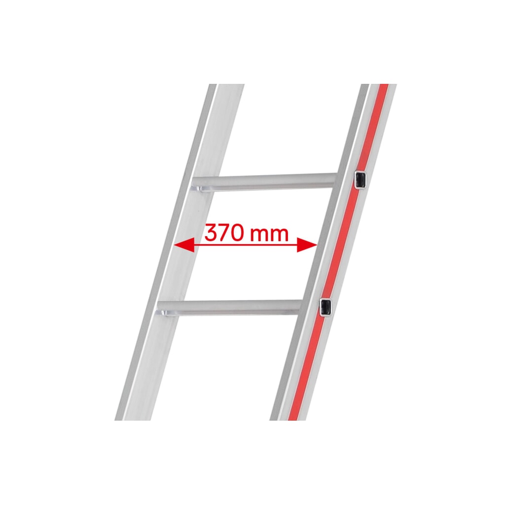 HYMER Stufen-Anlegeleiter, 6 Stufen, Länge 1,72 m Produktabbildung Nr. 6: HYMER Stufen-Anlegeleiter, 6 Stufen, Länge 1,72 m