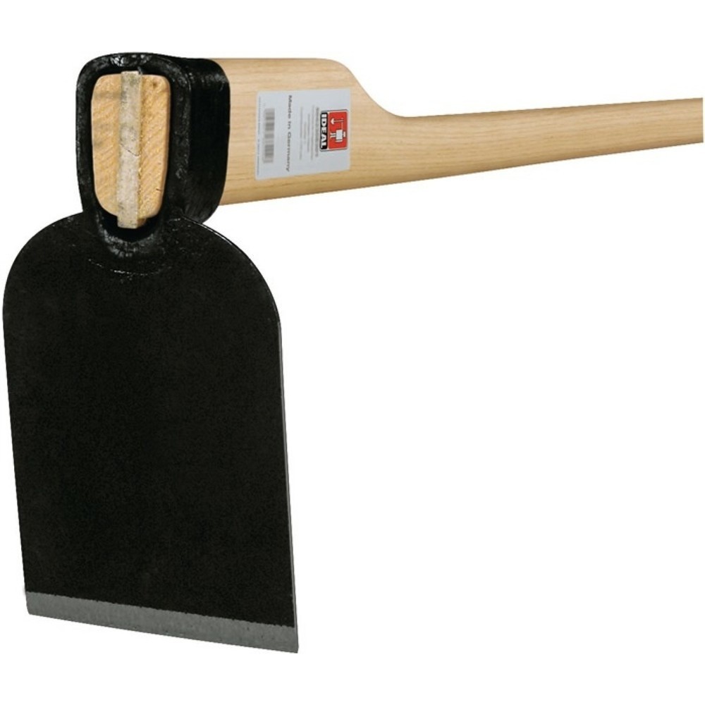 Produktabbildung: IDEAL Kleinhacke Blattmass 145x95x100mm geschmiedet,m.Stiel G.1000g
