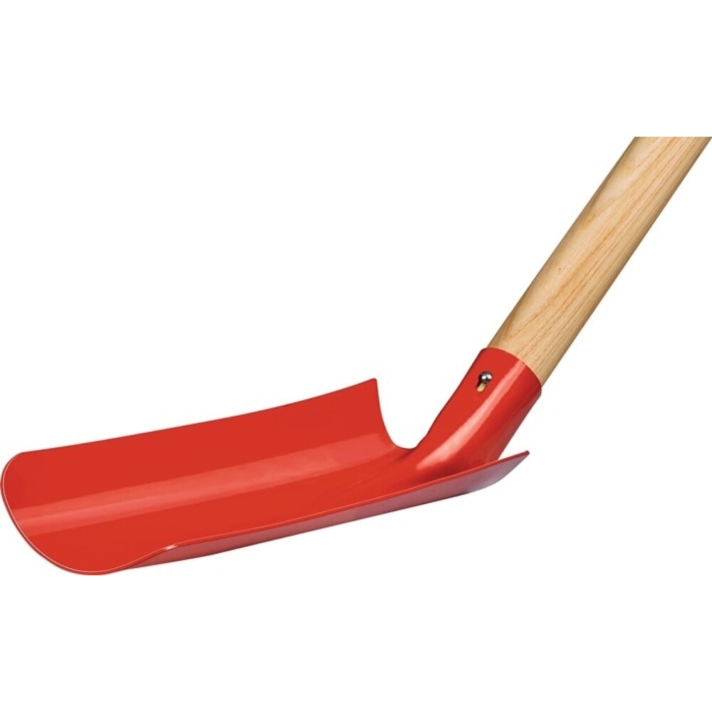 Produktabbildung: IDEAL Rinnenschaufel Ruhr Brillant, Eschenstiel, 1 Blattmass 300 x 100 mm