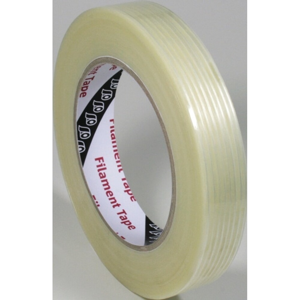 Produktabbildung: IKS Filamentband F407, Länge 50 m Breite 25 mm, farblos, Rolle